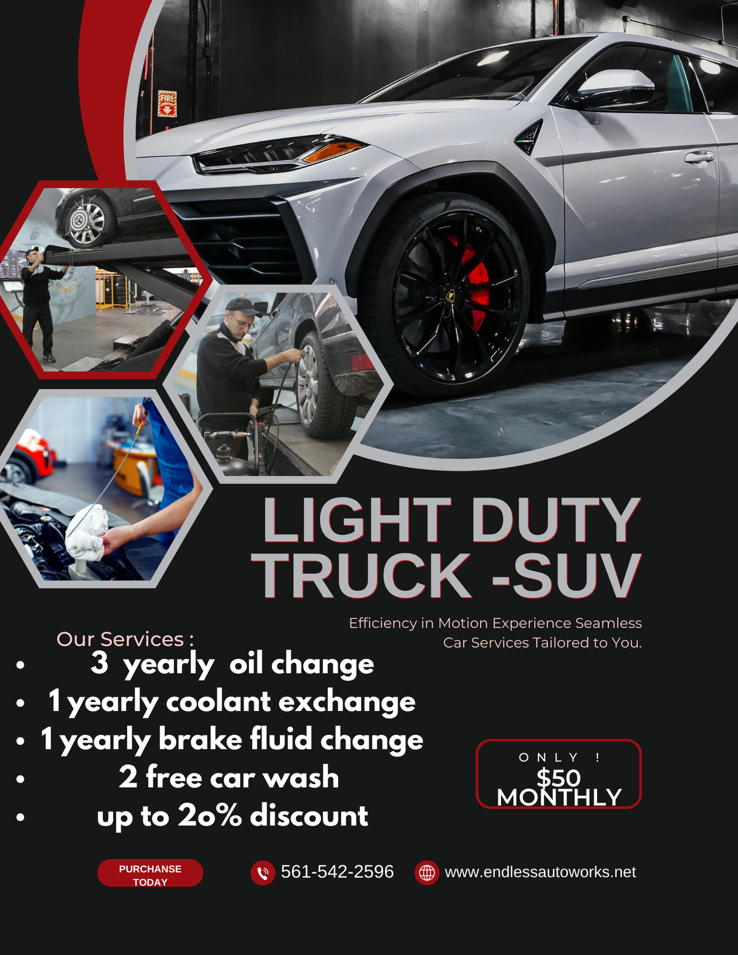 LIGHT DUTYTRUCK/ SUV MAINTENANCE PACKAGE
